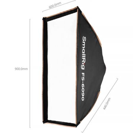 SmallRig 5369 FS-6090 - prostokątny softbox 60x90cm, wymiary